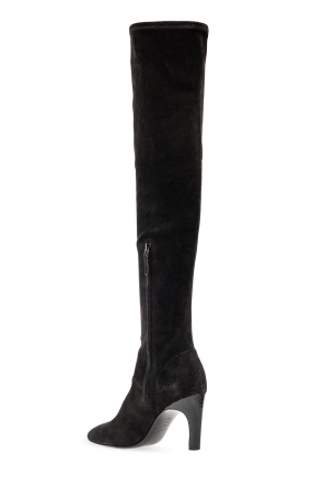 Tory Burch Suede heeled knee-high boots