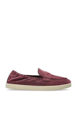Suede "loafers" shoes