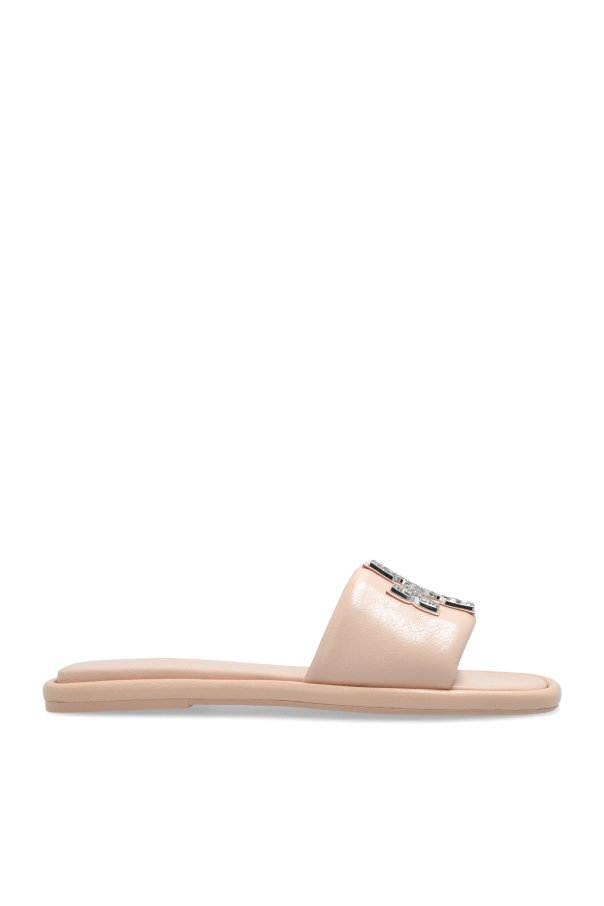 Tory Burch Slides with logo