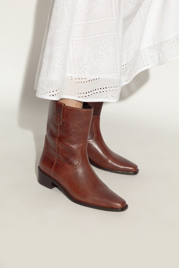 Tory Burch Leather ankle boots