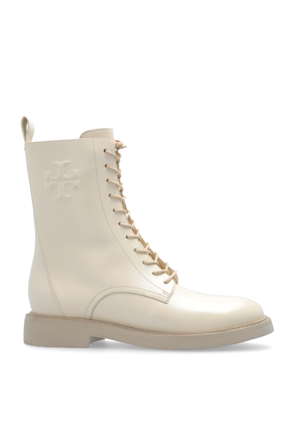 Tory Burch Leather boots with logo