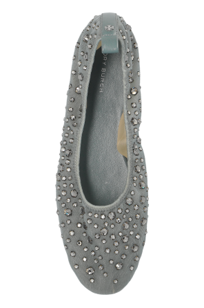 Tory Burch Bailarinas con cristales brillantes