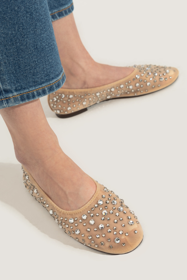 Tory Burch Ballerinas with shimmering crystals