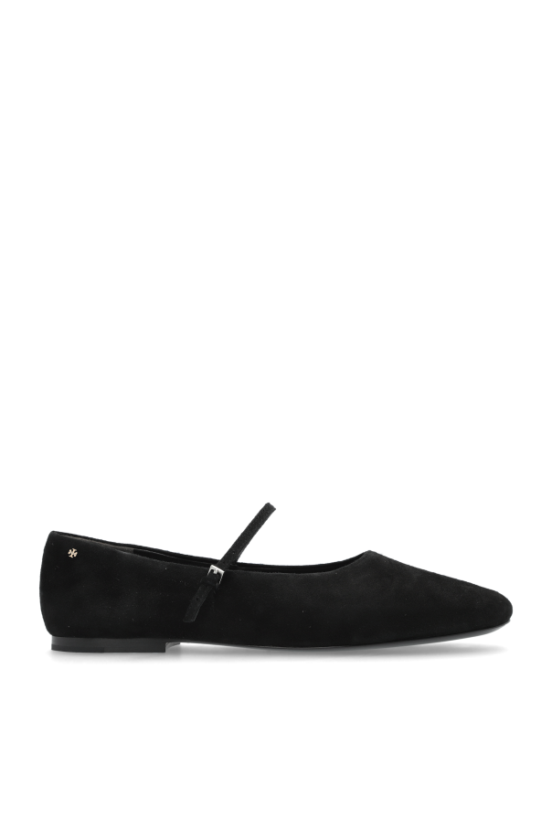Tory Burch Zamszowe baleriny `Mary Jane`