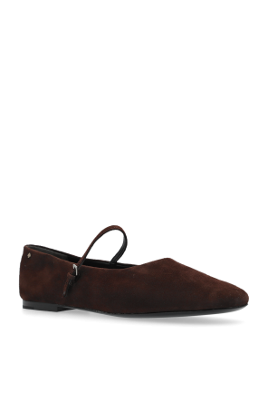 Tory Burch Wildleder-Ballerinas Mary Jane