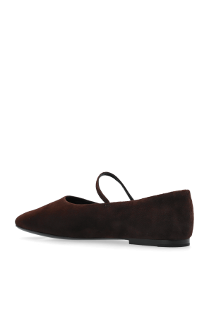 Tory Burch Wildleder-Ballerinas Mary Jane