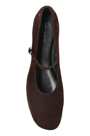 Tory Burch Wildleder-Ballerinas Mary Jane