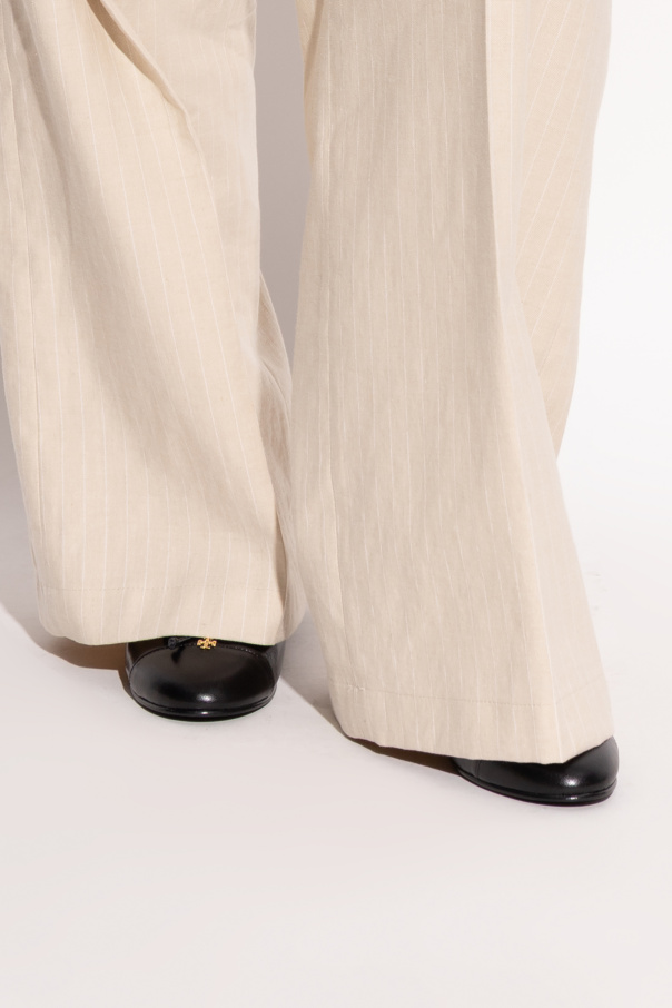 Tory Burch Leather ballet flats