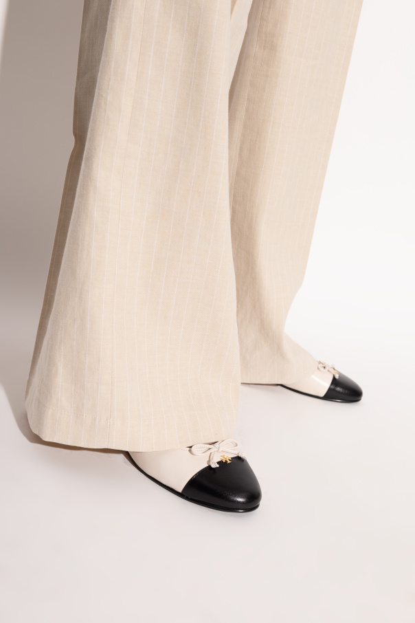 Tory Burch Leder-Ballerinas