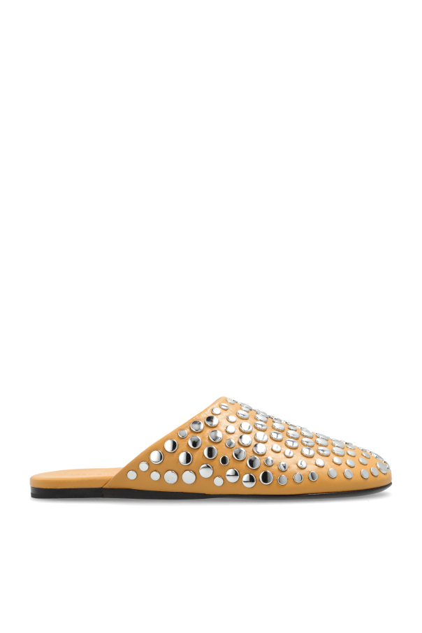 Leather slides with studs od Tory Burch