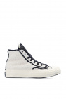 converse blu Wide Fit Chuck Taylor All Star Hi Hvide sneakers