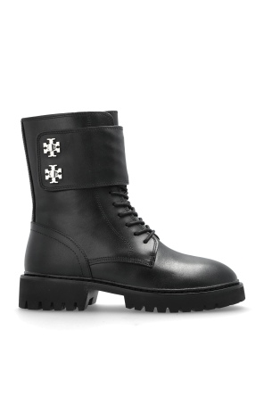 Leather ankle boots 'Turnlock'