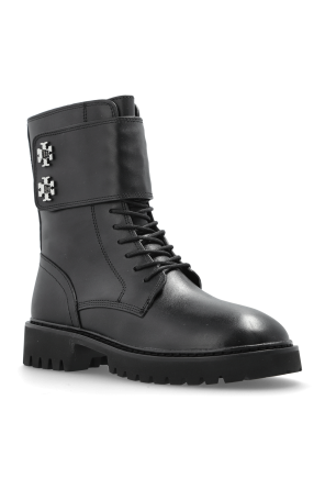 Tory Burch Botines de cuero `Turnlock’