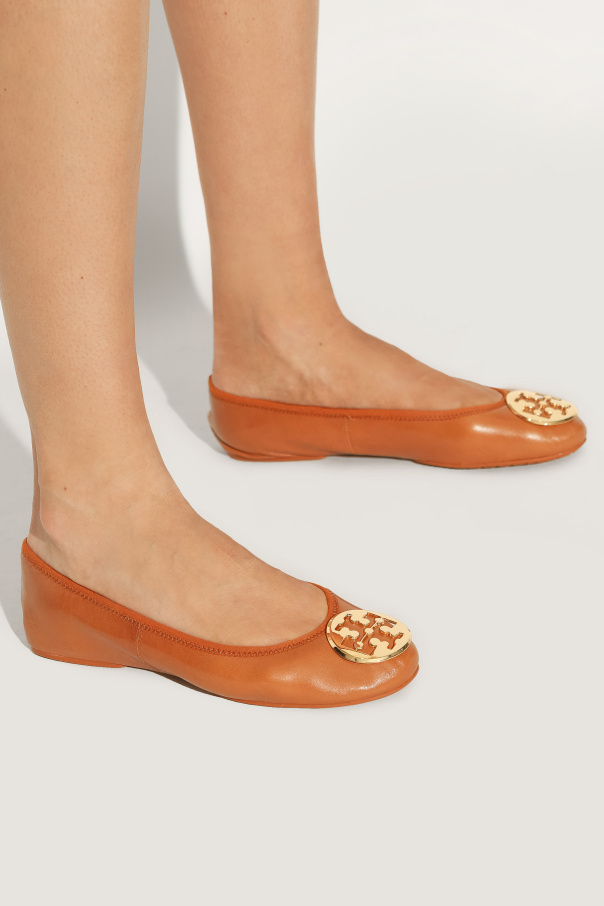 Tory Burch Bailarinas de cuero