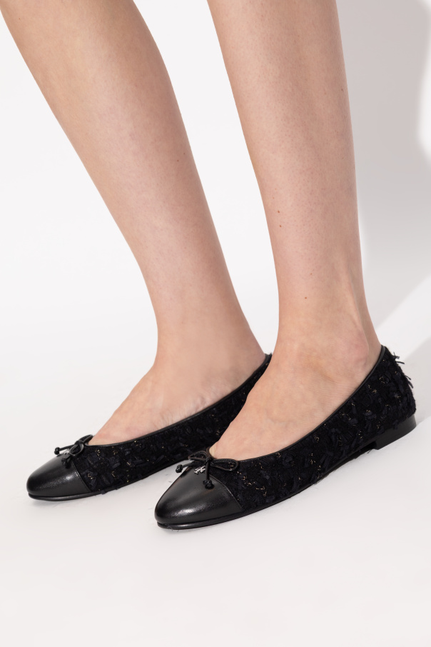 Tory Burch Ballerinas mit Lurex-Faden