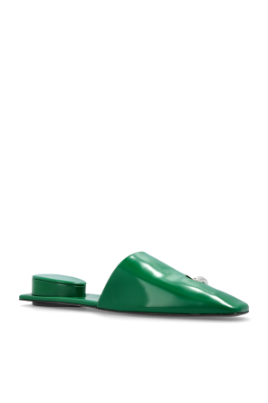 Tory Burch Leather heeled mules "Pierced"