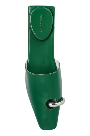 Tory Burch Leather heeled mules "Pierced"