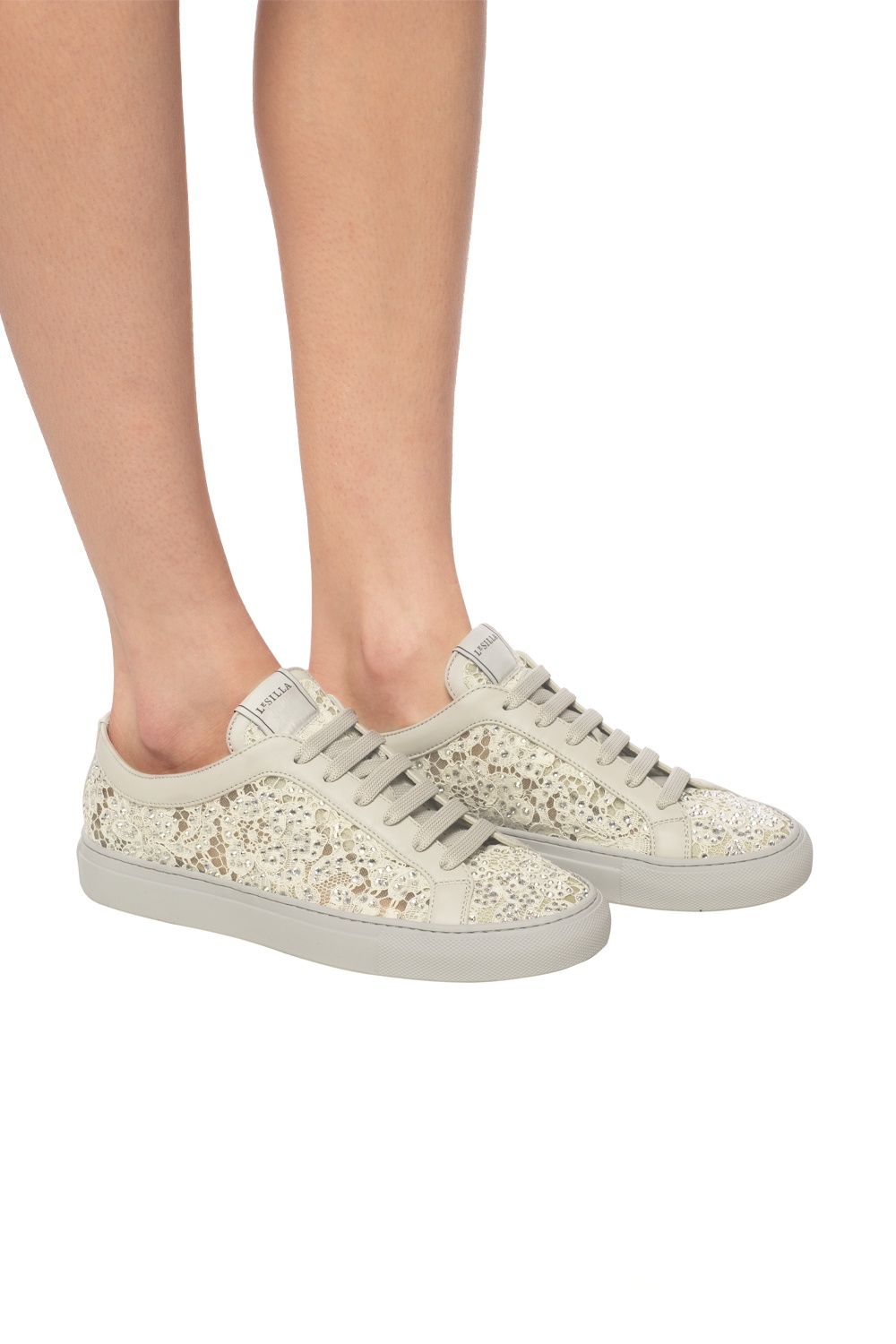 пуре нудист Asics solution swift ff white pure silver grey women tennis Nudist shoes  1042a197-100 - 'Daisy' sneakers Le Silla - SchaferandweinerShops GB