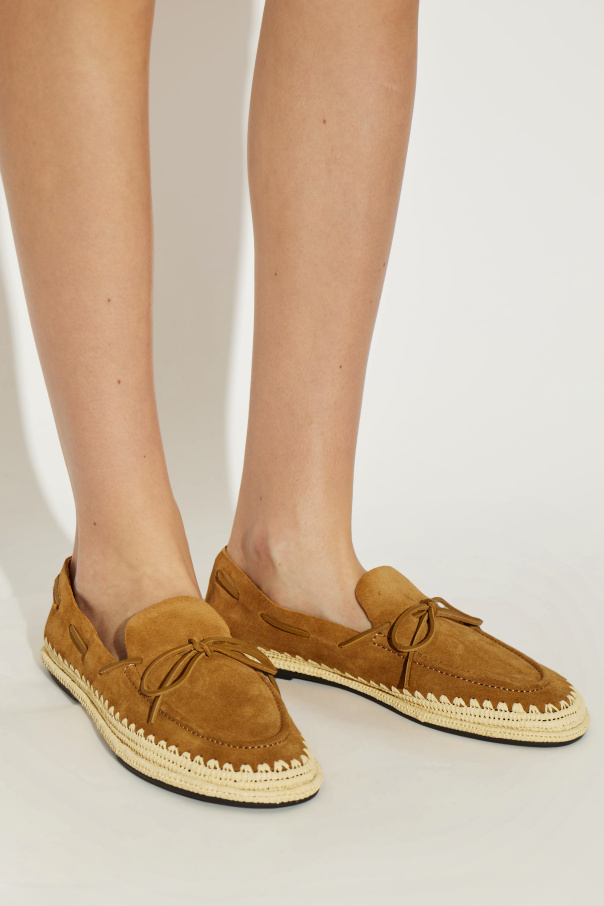 Tory Burch Zamszowe espadryle
