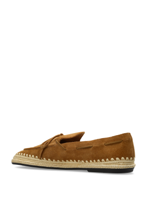 Tory Burch Zamszowe espadryle