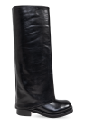 Le Silla BLACK Leather boots Harley