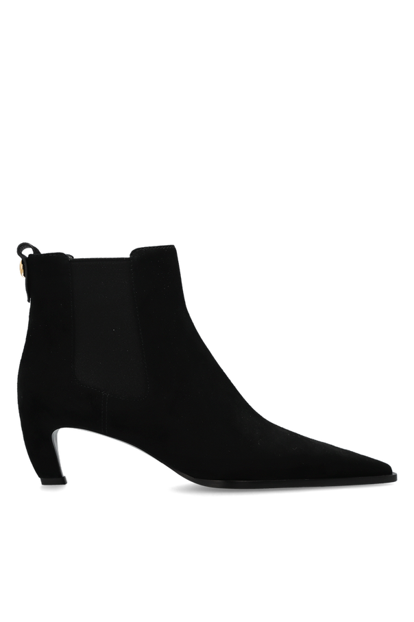 Tory Burch ‘Romy’ suede heeled ankle boots