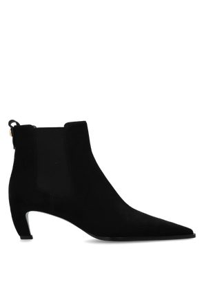 ‘Romy’ suede heeled ankle boots