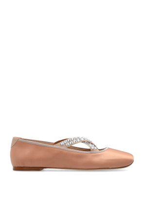 ‘Satin’ ballet flats