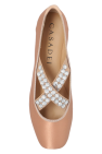 Casadei PINK ‘Satin’ ballet flats