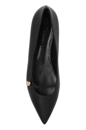 Casadei Leather Ballet Flats