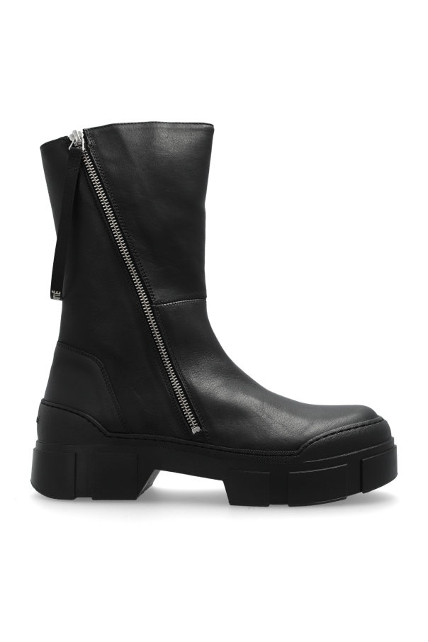 Vic Matie Leather platform ankle boots