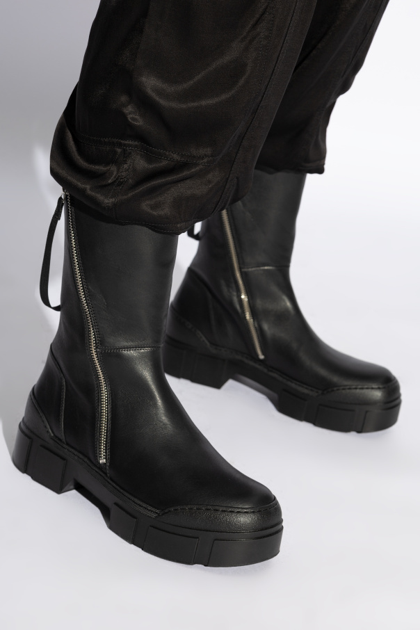 Vic Matie Leather platform ankle boots