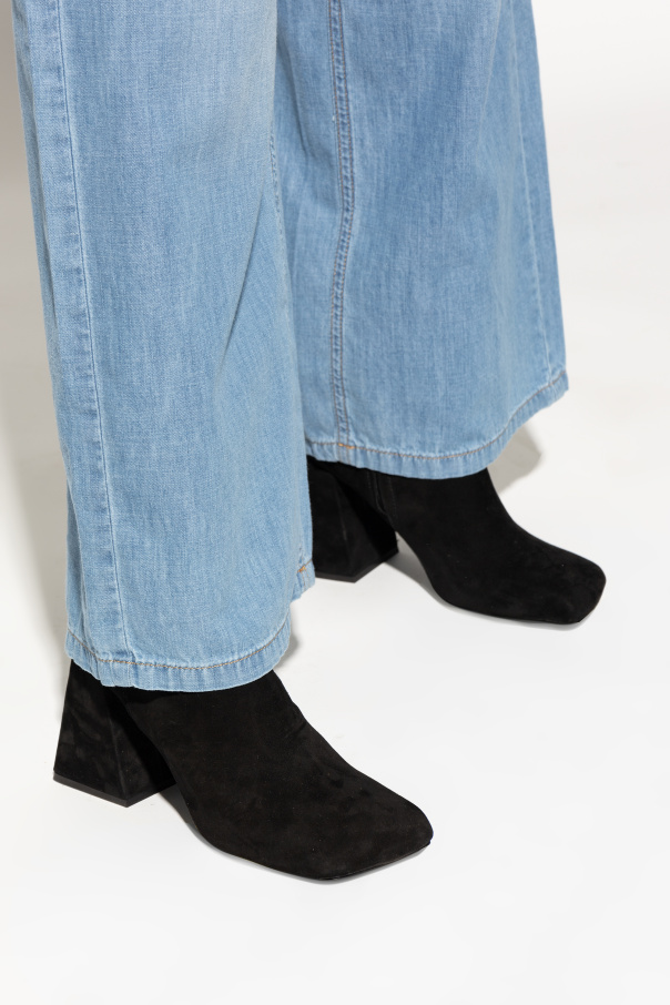 Vic Matie Heeled ankle boots Chamois