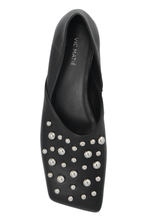 Vic Matie Botas de cuero con tachuelas