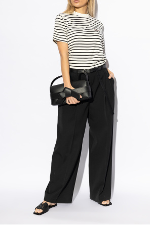 Vic Matie Leder-Pantoletten mit Logo