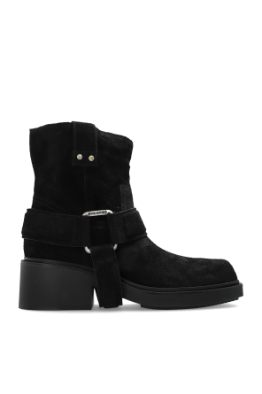 Botines de ante con tacón od Vic Matie