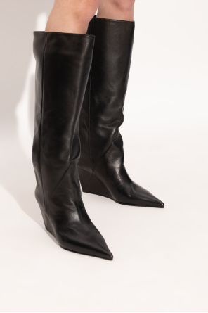 Botas de cuero con cuña od Vic Matie