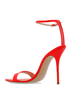 Casadei Lakierowane sandały na obcasie ‘Scarlet Tiffany’
