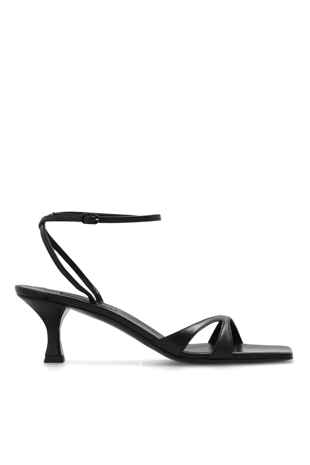 Casadei Heeled sandals in leather
