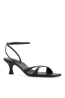 Casadei BLACK Heeled sandals in leather