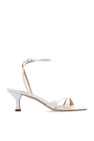 Casadei WHITE ‘Geraldine’ heeled sandals