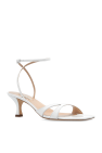 Casadei WHITE ‘Geraldine’ heeled sandals