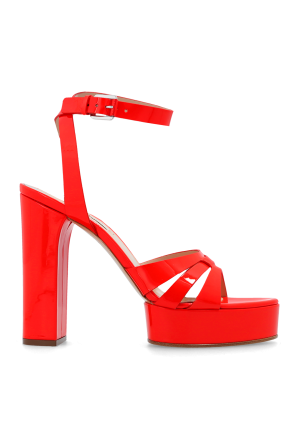 ‘Tiffany’ patent heeled sandals