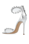 Casadei SILVER High Heels Sandals 'Tropicana Julia'