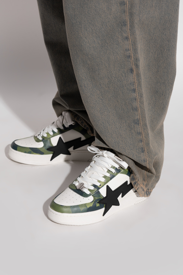 A BATHING APE® Sports shoes with logo