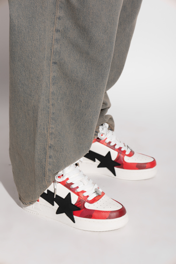 A BATHING APE® Sports shoes with logo