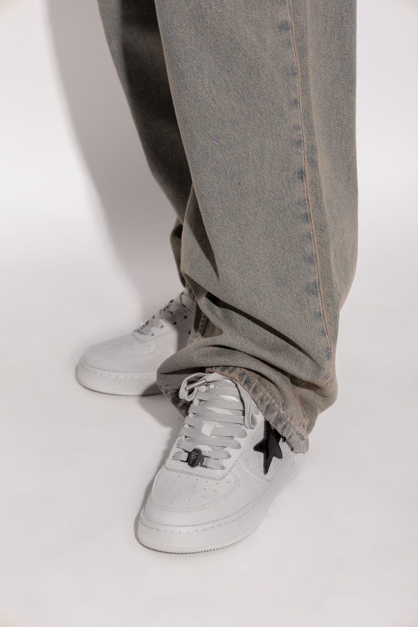 A BATHING APE® Sports shoes with logo