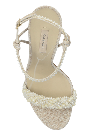 Casadei Heeled sandals with pearl applications