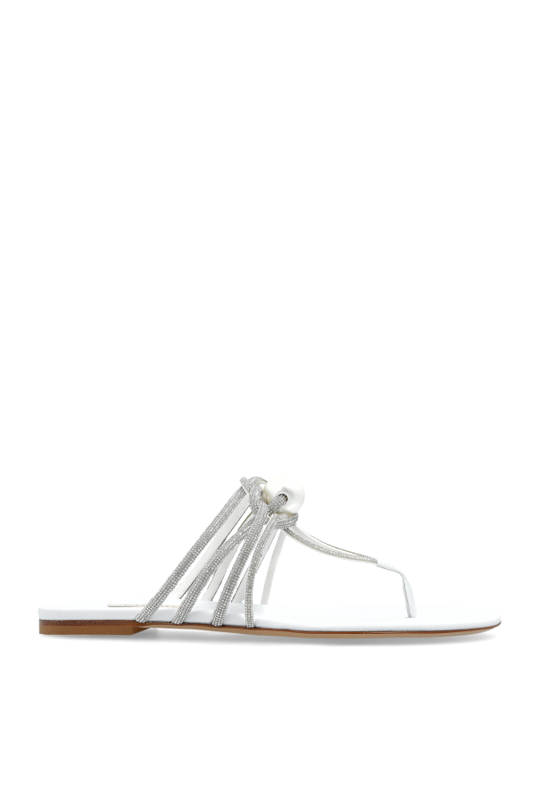 Casadei Slides with shimmering applications