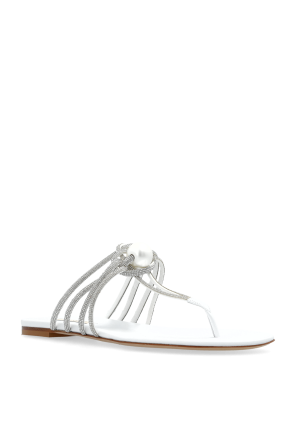 Casadei Slides with shimmering applications